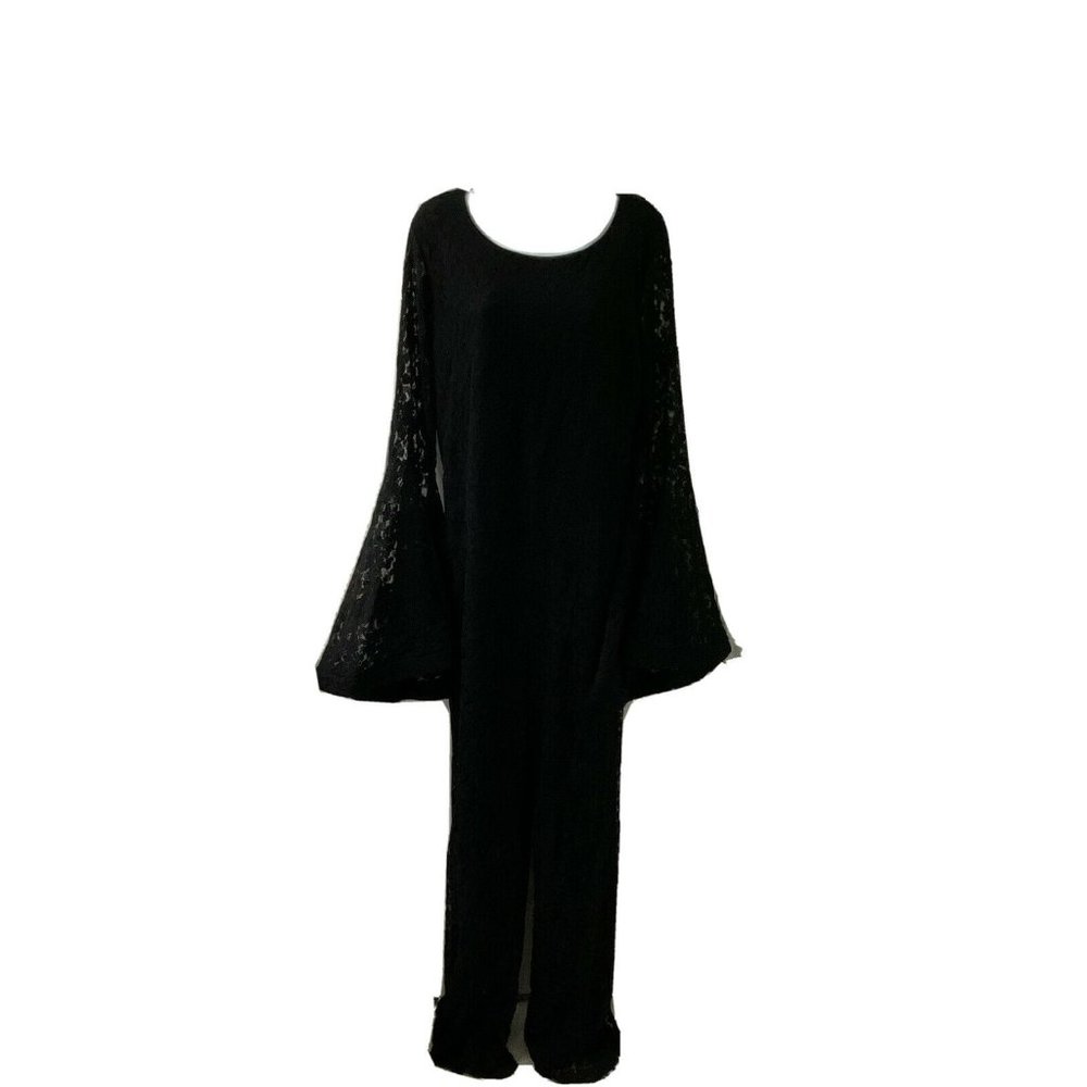 Karen-T Design Black Lace Jump Suit Plus 3X